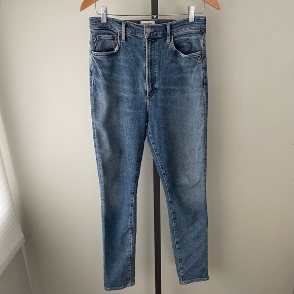 Agolde High Rise Denim Jeans Size 28 - Picture 1 of 8